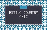 Estilo country chic
