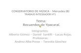 Recuerdos de Ypacaraí. Trabajo Práctico de Lenguaje Musical 1. Foba 1.