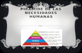 Pirámide de las necesidades humanas