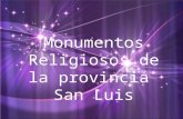Monumentos religiosos de San Luis power presentación