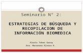 Seminario N°2: ESTRATEGIAS DE BÚSQUEDA Y RECOPILACION DE INFORMACIÓN BIOMEDICA