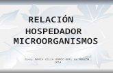 Relacion hospedador mo2014