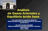 ANÁLISIS GASES ARTERIALES Y EQUILIBRIO ÁCIDO BASE.