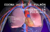 Seminario Patología Edema y Tromboembolia Pulmonar
