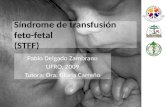 Síndrome de transfusión feto fetal