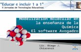 Modelización molecular en la enseñanza de la Química: el software Avogadro  - Diego Chiarenza