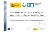 Carlos Franco (CDTI). Financiación de la innovación en agroalimentación