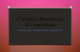Cartilla nacional de vacunas karen 4 c
