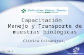 Capacitación  Manejo y Transporte de muestras biológicas