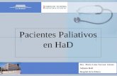 Pacientes Paliativos en UHD (por Luisa Tarrasó)