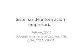 Sistemas de información empresarial