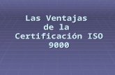 Ventajas Certificacion Iso9000