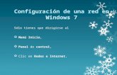 Configuracion windows 7