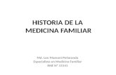 Historia de la medicina familiar 2012