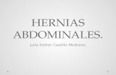 Hernias abdominales
