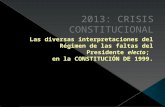 Presentación "Crisis Constitucional"-Jesús Ortega Weffe