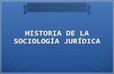 Historia de la sociología Jurídica