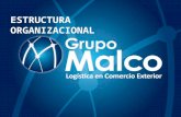 Estructura organizacional Grupo Malco!