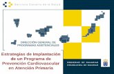 Estrategias de implantación de un programa de prevención cardiovascular en Canarias