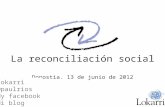 Retos para la reconciliación social
