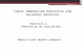 PRACTICA 3.  PORTAFOLIO DE EVALUACIÓN.  MARÍA ELENA DUARTE