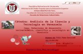 Presentacion sobre Relaciones de Desarrollo Socioeconómico Cientifico y Tecnológico en Venezuela