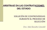 Arbitraje  Contrataciones Del  Estado  Ada  Basulto