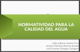 Normatividad Colombiana para la calidad del agua