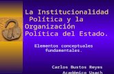 La instituciòn politica y la org.estado