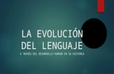 La evolución del lenguaje
