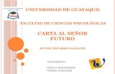 CARTA AL SEÑOR FUTURO DE EDUARDO GALEANO