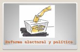 reforma politica y electoral