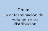 4. distribución del volumen