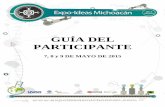 GUIA DE PARTICIPANTE EXPO IDEAS MICHOACÁN 2015