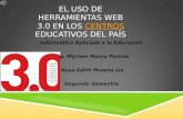 El uso de herramientas web 3.0 en los centros educativos del país