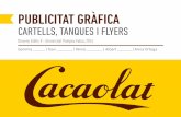 Publicidad gráfica de Cacaolat. Carteles, vallas y flyers
