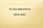 Batxillerat 2015/2017