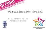 Participación social (unpf)