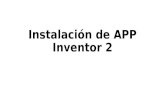 Instalación de app inventor 2