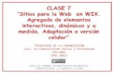 Clase 7  creación de sitio web en wix parte ii