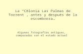 Colonia Las Palmas de Torrent, antes de la escombrera y ahora.