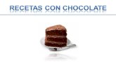 Recetas De Chocolate Ppt #5