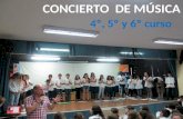 Concierto de música. 4º, 5º y 6º curso.Pereda_Leganés