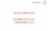 Bioelementos biomoleculas inorganicas