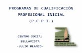 Presentación PCPI Centro Social Bellavista (Santander)