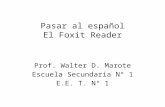 Pasar a español el Foxit Reader