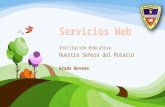 Servicios web   internet