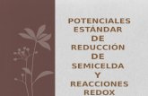 POTENCIAL ESTÁNDAR DE REDUCCIÓN Y REACCIONES REDOX