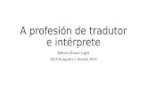 A profesión de tradutor e intérprete