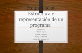 Estructura y representación de un programas william corral , arnaldo landazuri